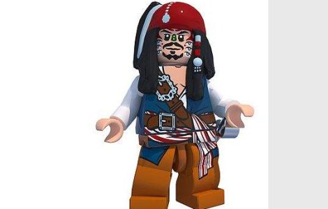  Video  Johnny Depp, personaj intr-un joc video Lego