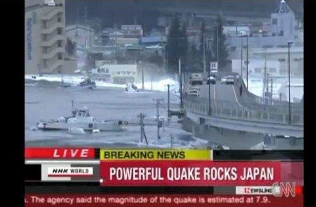 Japonia, "zguduita" de cel mai puternic cutremur din ultimii 143 de ani