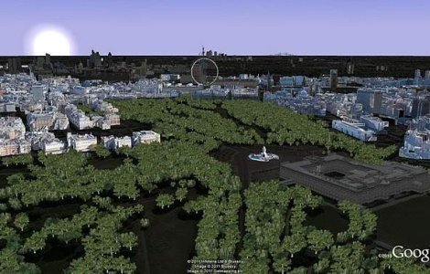  Video  O nunta ca in basme: Google Earth si Londra in 3D