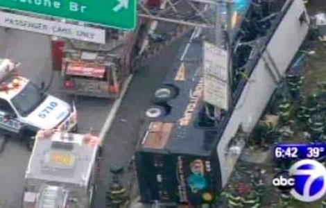  Video  Cel putin 13 morti intr-un terbil accident in New York