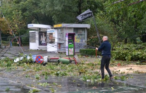 Timisoara: Poarta de intrare in oras, care a cazut peste o masina si a ucis un om, a fost reabilitata in 2015 cu 56.000 de euro