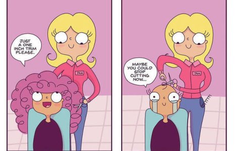  Top  10 ilustratii pe care doar fetele cu parul cret le vor intelege