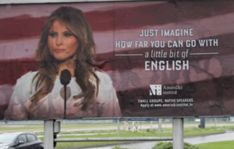 "Imaginati-va cat de departe puteti ajunge cu un pic de engleza!" Melania Trump cere blocarea campaniei