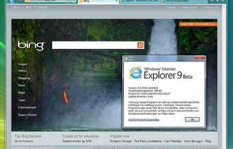 Internet Explorer 9, disponibil si in romana
