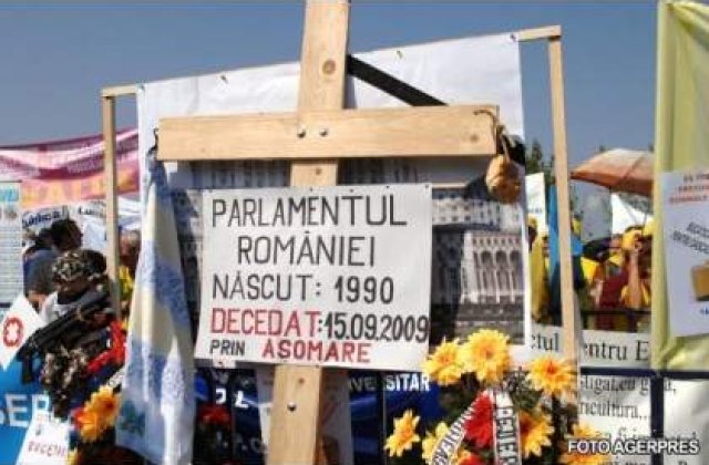 Mii de sindicalisti pe strazile Capitalei