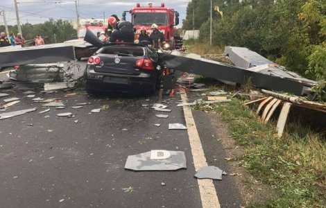 Consilierul primarului Robu a gasit vinovatul pentru prabusirea portii de la intrarea in Timisoara