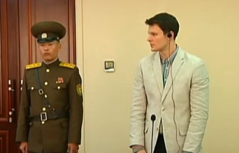 Trump acuza Coreea de Nord ca l-a torturat pe Otto Warmbier, studentul american arestat