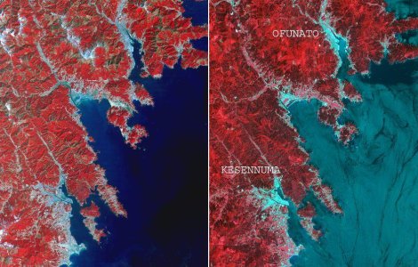  Video  Imagini din spatiu ale cutremurului si tsunami-ului din Japonia