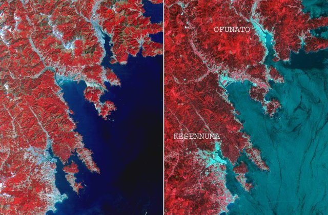 [VIDEO] Imagini din spatiu ale cutremurului si tsunami-ului din Japonia