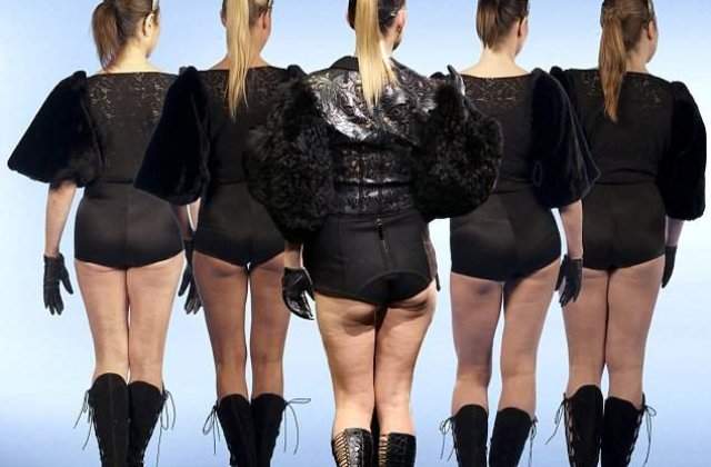 Kate Moss, cu celulita la vedere