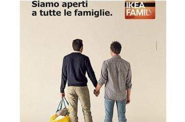 Ikea provoaca scandal cu o reclama gay