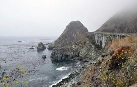 "Cea mai frumoasa autostrada a Californiei", inghitita de Pacific