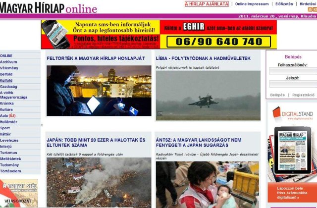 Mesaj "sovin", postat in limba romana pe site-ul unui cotidian ungar