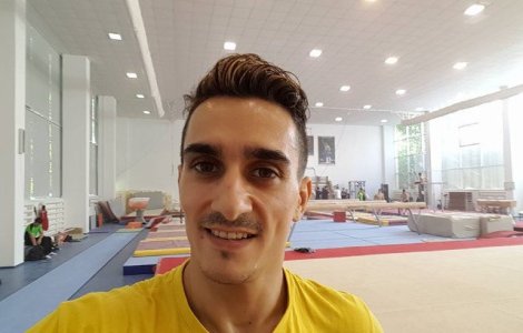 Marian Dragulescu, singurul gimnast roman calificat intr-o finala, la sarituri, la CM de la Montreal