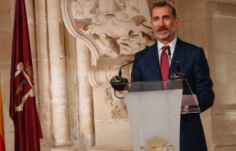 Regele Spaniei: Liderii catalani s-au plasat "in afara legii si democratiei"