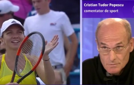 C. T. Popescu: Simona a dovedit ca poate fi invins stilul Sarapova