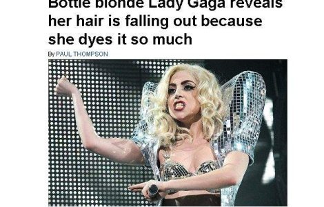 Pretul succesului: Lady Gaga ramane fara par