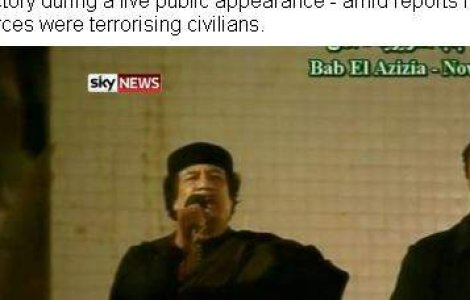  Video  Gaddafi: "Vom castiga aceasta batalie"