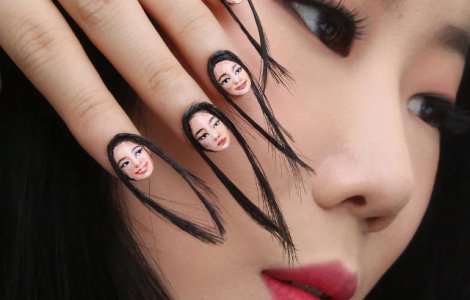Portret pe unghie. Cel mai nou trend in materie de manichiura