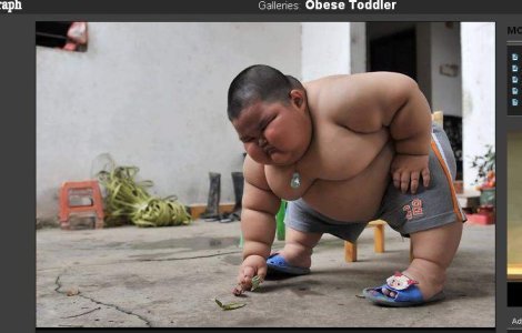 Socant: Obez la 3 ani!