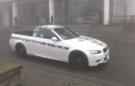 BMW pregateste un M3 pickup  Video 