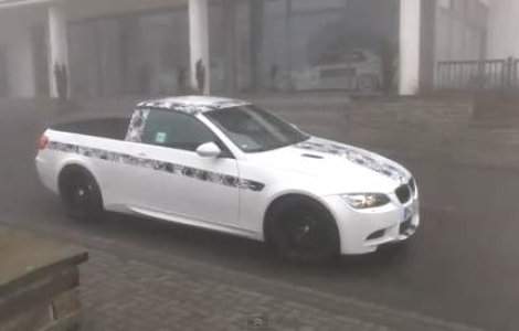 BMW pregateste un M3 pickup  Video 