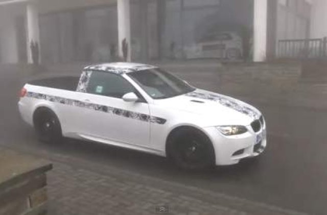 BMW pregateste un M3 pickup [video]