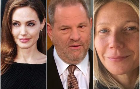Weinstein, acuzat de viol. Gwyneth Paltrow si Angelina Jolie sustin ca au fost hartuite. Sotii Obama, "dezgustati" de scandal