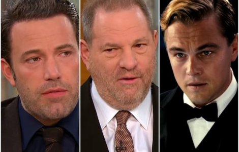 Harvey Weinstein, parasit de sotie, in urma acuzatiilor de hartuire sexuala si viol. DiCaprio si Affleck condamna comportamentul producatorului