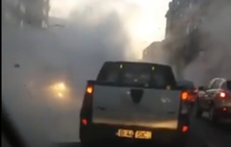 Avarie RADET in apropierea Garii de Nord din Bucuresti. Traficul a fost ingreunat