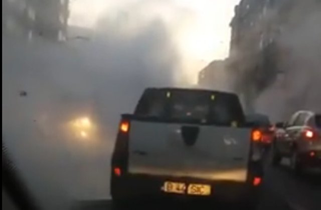 Avarie RADET in apropierea Garii de Nord din Bucuresti. Traficul a fost ingreunat