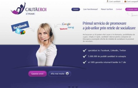 CautaEroi.ro si iti cauti job prin retele sociale!