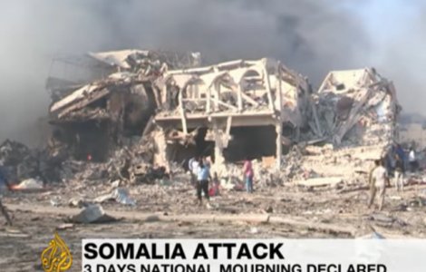 Somalia: Bilantul atentatului din Mogadishu a crescut la 276 de morti si 300 de raniti