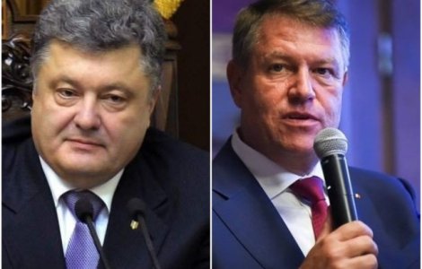 Convorbire telefonica Iohannis-Porosenko pe tema Legii Educatiei recent adoptata in Ucraina