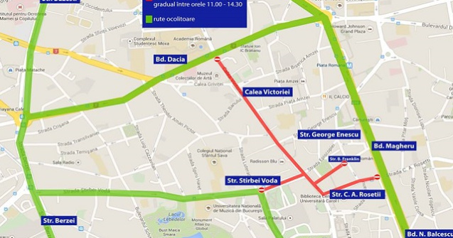 Protestul sindicatelor din Sanatate, la care au participat 5.000 de oameni, s-a incheiat