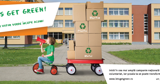 Incepe Let&#39;s Get Green! – cea mai ampla campanie nationala de educatie ecologica