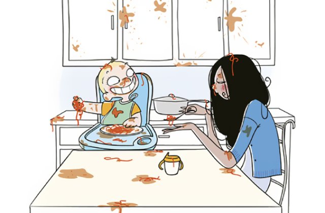 Viata de parinte, in 10 ilustratii realiste si... foarte amuzante