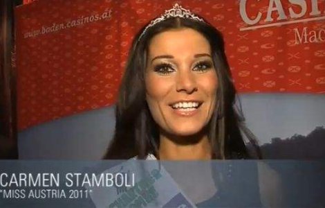  Video  O romanca este Miss Austria 2011
