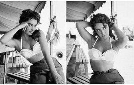 A aparut poza nud cu Elizabeth Taylor