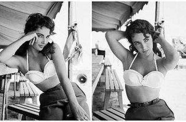 A aparut poza nud cu Elizabeth Taylor