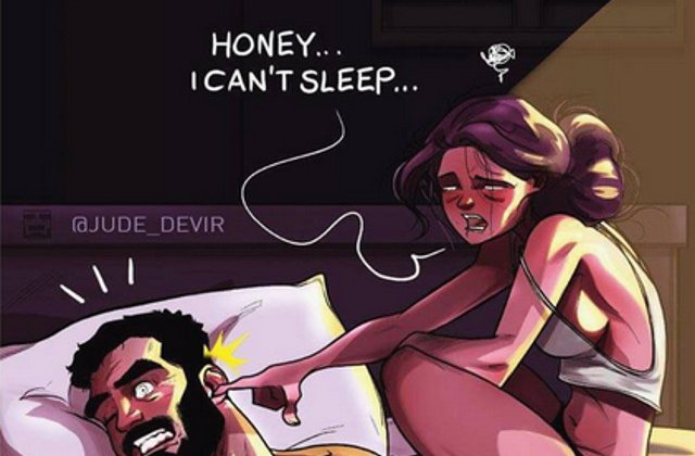 Viata in doi e plina de peripetii! 10 ilustratii hazlii din intimitatea partenerilor