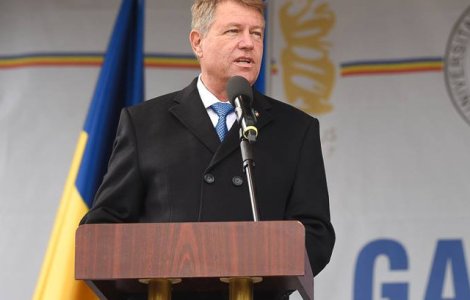 Iohannis la Indagra: Sa iesim din cercul vicios prin care exportam materii prime si importam produse cu valoare adaugata ridicata