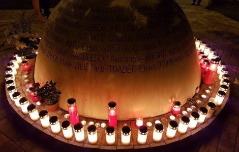 Victimele tragediei din Colectiv vor fi comemorate vineri seara in Capitala