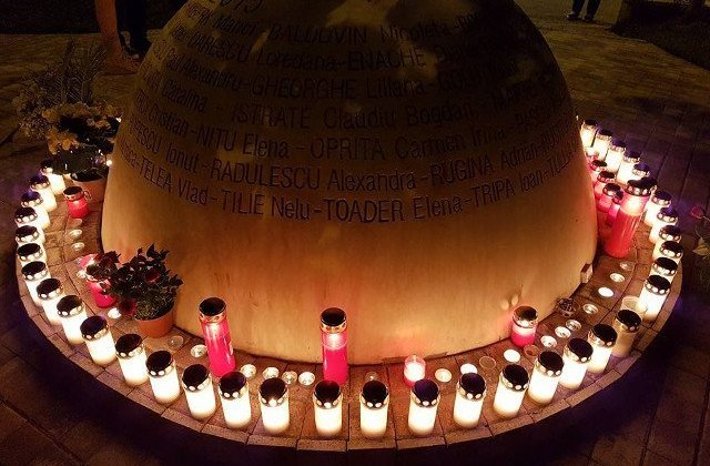 Victimele tragediei din Colectiv vor fi comemorate vineri seara in Capitala