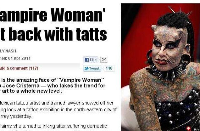 [VIDEO] Femeia vampir