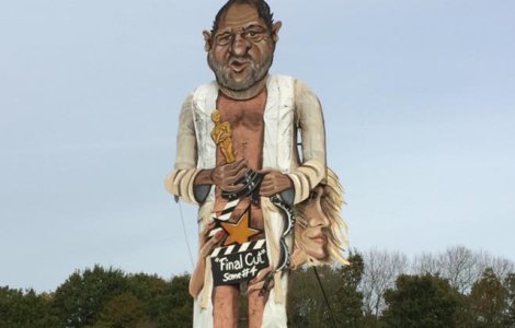 Marea Britanie: O silueta caricaturizata a lui Harvey Weinstein va fi arsa in piata publica