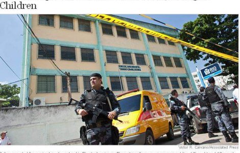  Video  Brazilia: Mesaj religios in spatele atacului sangeros dintr-o scoala
