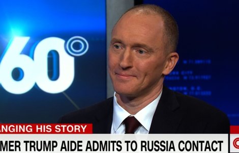 Un fost consilier al lui Donald Trump a recunoscut ca s-a intalnit cu oficiali rusi in 2016