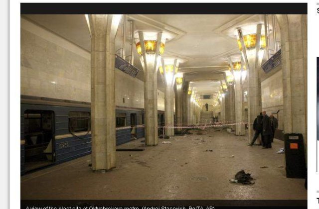 Atentat la metroul din Minsk soldat cu doisprezece morti