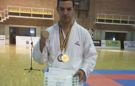 Un politist roman a devenit campion mondial la karate